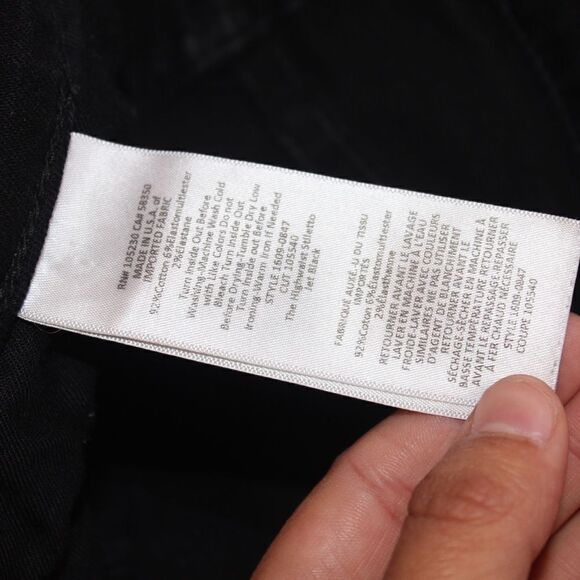 Current/Elliott The High Waist Stilleto Jean  Women Size 4 - Picture 11 of 15